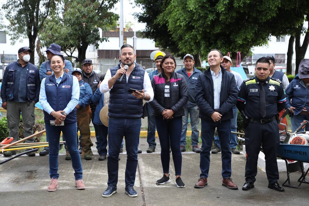 más de 14 millones de metros cuadrados de áreas verdes recibieron mantenimiento en puebla capital*