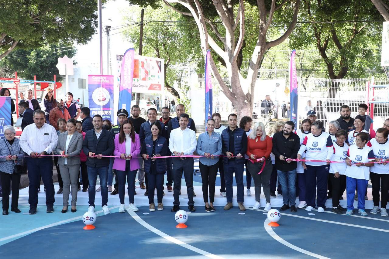 En Puebla se sigue apostando por el deporte y los parques rehabilitados