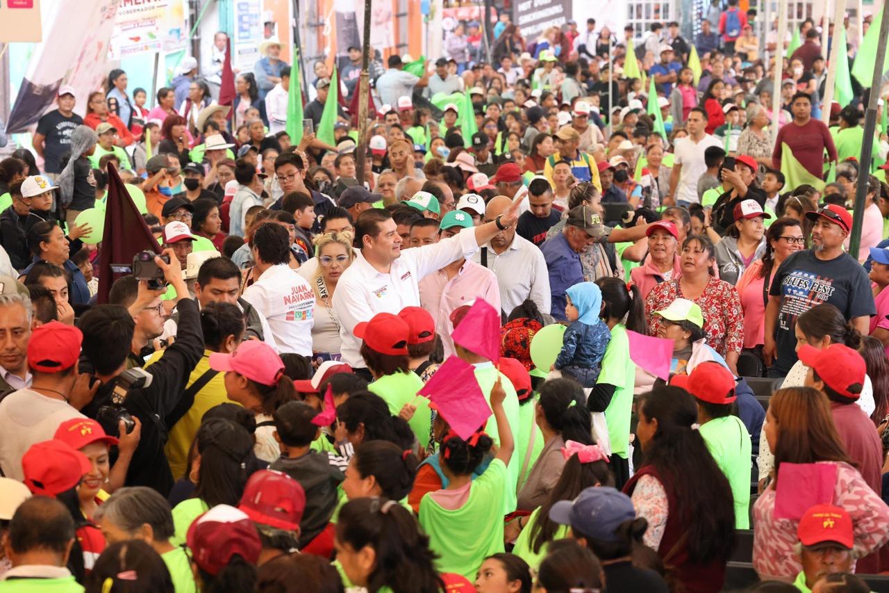 6 mil localidades con obra comunitaria refrenda Armenta en Guadalupe Victoria