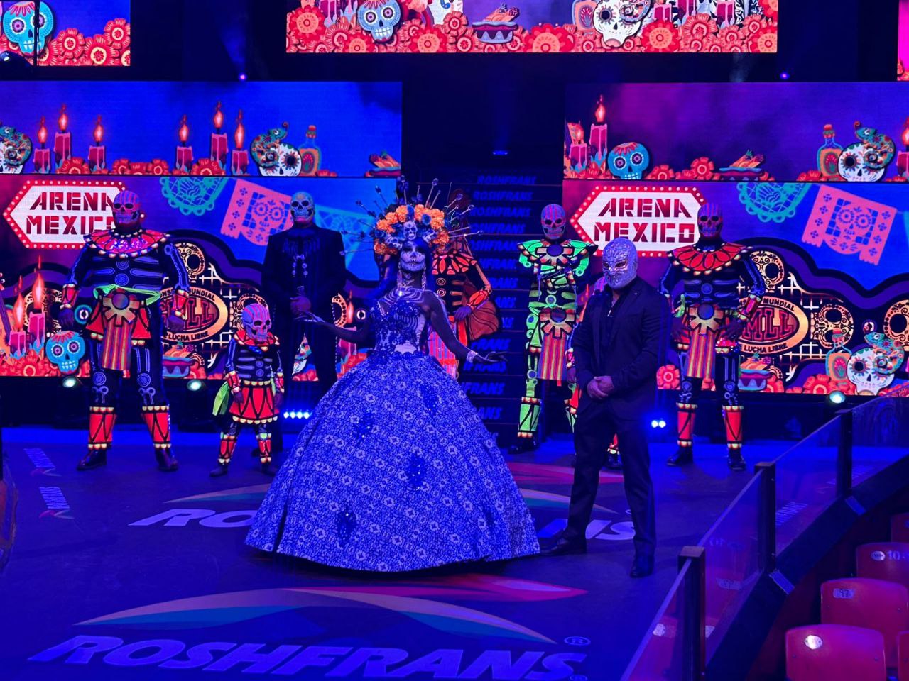 La Catrina Llega a la Arena Puebla en Busca del Rey del Inframundo