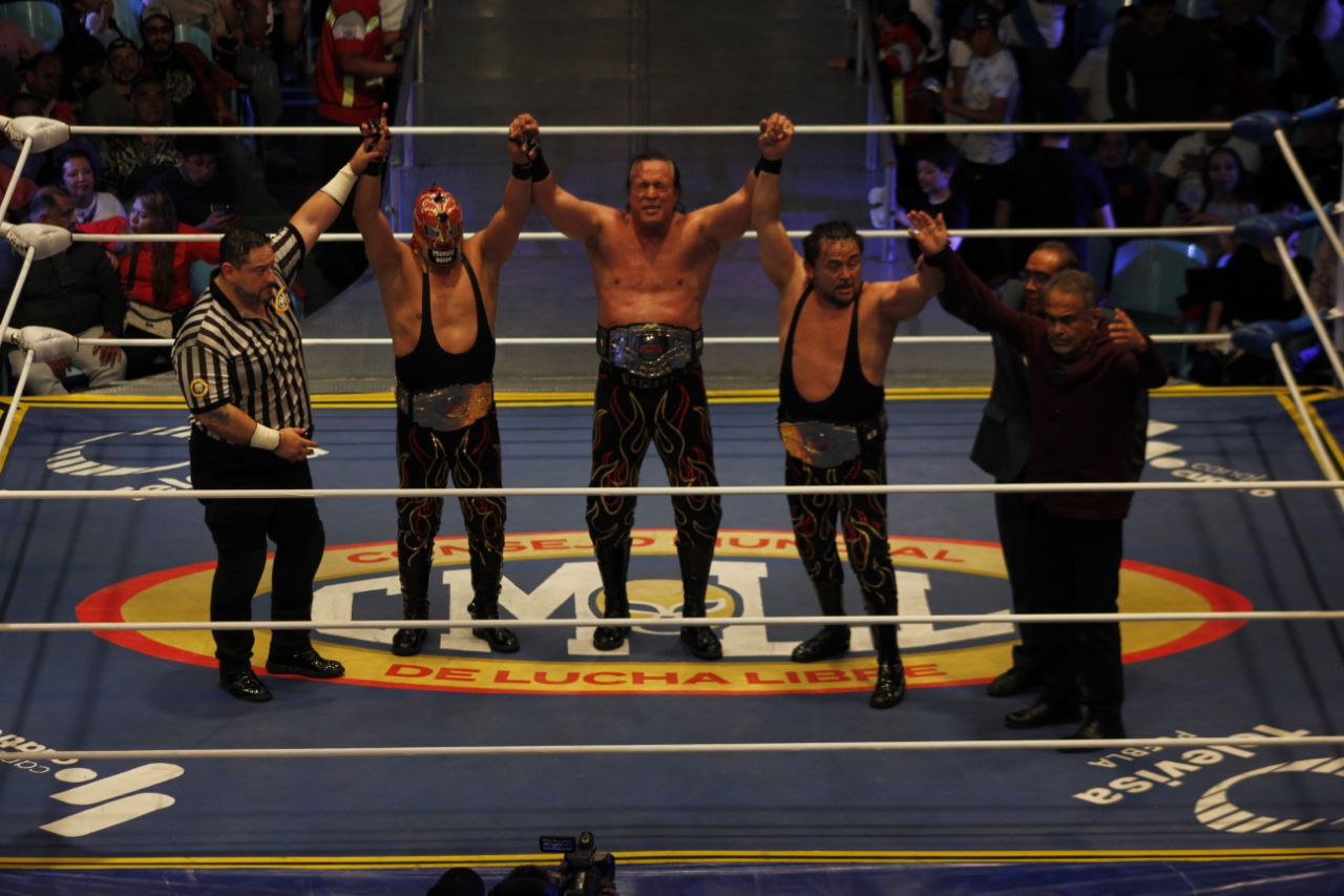 Los Infernales retiene el campeonato de tercias del CMLL